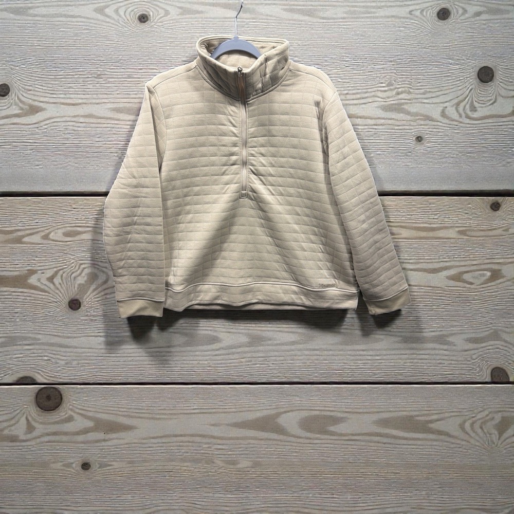 Marmot Women's Roice 1/2 Zip Plus 2X Pullover Fleece Sandbar